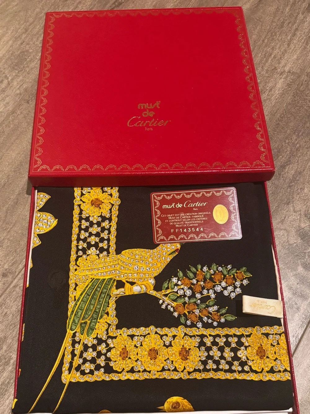 Must de Cartier Silk Scarf